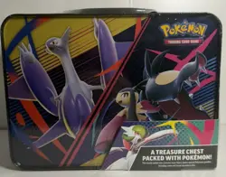 ⭐ Pokemon TCG, 2025 Mega Evolution Fall Sealed Collector Chest Lunch Box Tin ⭐ - Image 2