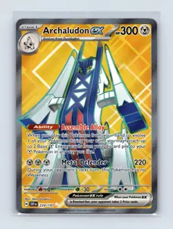 Archaludon ex 224/191 Ultra Rare Surging Sparks Pokemon Lightly Played - Image 1