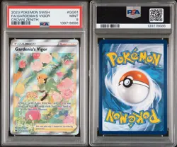 PSA 9 Gardenia’s Vigor Full Art #GG61 2023 Pokemon Crown Zenith - Image 1