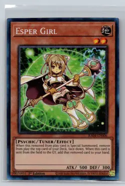 Yugioh Stampede - Esper Girl - Prismatic Collector's Rare - RA04-EN006 - Image 1
