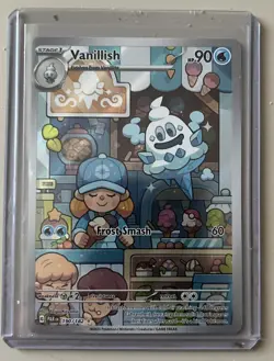 Vanillish Pokemon Paradox Rift 190/182 Illustration Rare - Image 2