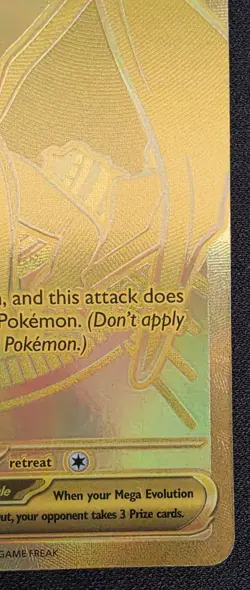 Mega Charizard Y ex 294/217 Gold Mega Hyper Rare Ascended Heroes Pokemon Card - Image 5