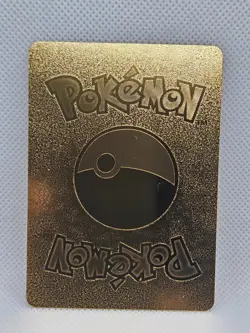 Pokemon gold foil Pikachu card fanart - Image 2