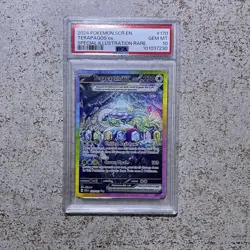 Terapagos Ex 170/142 Stellar Crown SIR Pokemon Card PSA 10 GEM MINT - Image 1