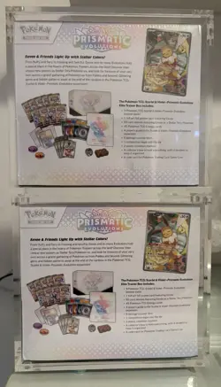 Pokemon TCG Prismatic Evolutions Elite Trainer Box ETB - Factory Sealed Lot x2 - Image 3