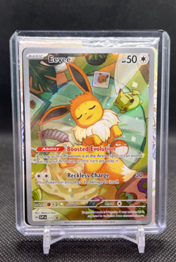 Pokemon Prismatic Evolutions - Eevee SVPEN 173 Black Star Promo - SEALED - Image 1