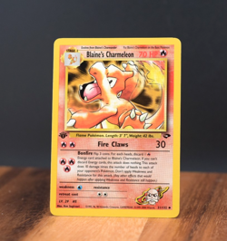 Blaine's Charmeleon 31/132 Gym Challenge 1st Edition Pokemon Card WOTC - Image 1