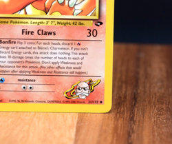 Blaine's Charmeleon 31/132 Gym Challenge 1st Edition Pokemon Card WOTC - Image 2