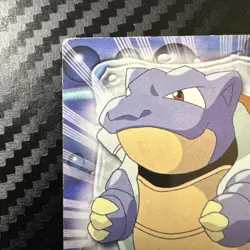 1999 Topps Pokemon TV Animation Series 1 Blastoise #9 Blue Logo Non Holo HP - Image 2