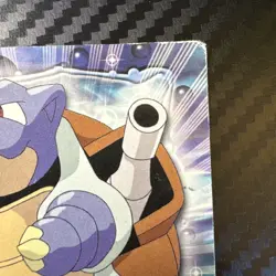 1999 Topps Pokemon TV Animation Series 1 Blastoise #9 Blue Logo Non Holo HP - Image 3