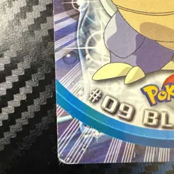 1999 Topps Pokemon TV Animation Series 1 Blastoise #9 Blue Logo Non Holo HP - Image 4
