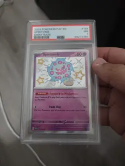 Spiritomb 158/091 - Shiny Holo Rare - 2024 Pokemon TCG Paldean Fates NM - Image 3