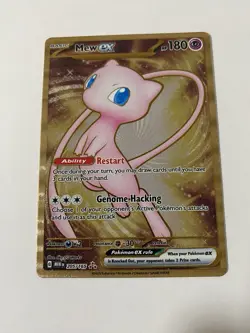 Mew Ex Metal UPC Promo Pokemon Scarlet & Violet 151 Rare Full Art Metal NM TCG - Image 1