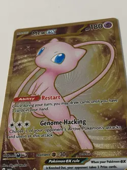 Mew Ex Metal UPC Promo Pokemon Scarlet & Violet 151 Rare Full Art Metal NM TCG - Image 2