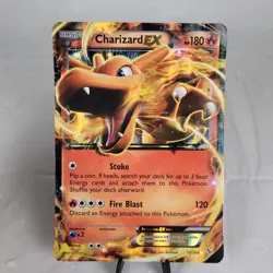 JUMBO Oversized Charizard EX Promo Card 11/106 Flashfire 2014 Pokemon - Image 1
