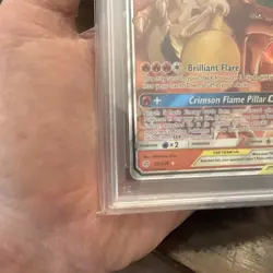 Pokemon Charizard & Braixen GX 22/236 Cosmic Eclipse Ultra Rare Holo PSA 10 - Image 5