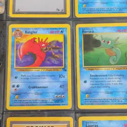 WOTC 1999 Pokemon TCG Fossil Unlimited 9card Lot Lapras Weezing 1st Ed Near Mint - Image 4