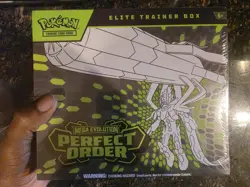 Pokemon TCG Elite Trainer Box Perfect Order Mega Evolution Sealed ETB - Image 1