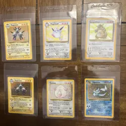 Pokemon Card Vintage Wizards Holo Lot Rare Foil WOTC vintage Base Set TCG Cards - Image 1