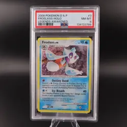 2008 Pokemon Froslass 3/146 Holo Rare, Legends Awakened PSA 8 NM-MT - Image 1