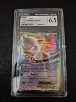 Mew Ex Pokemon 2012 Dragons Exalted 46/124 Holo Graded 6.5 EX/NM+ 1:37 - Image 1