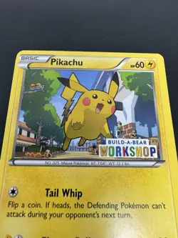 Pokemon TCG Pikachu Build-A-Bear Workshop Promo Card 20/108 LP - Image 2