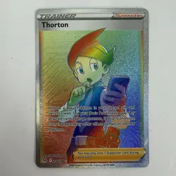 SWSH11 Lost Origin 210/196 Thorton Secret Pokemon TCG NM - Image 1