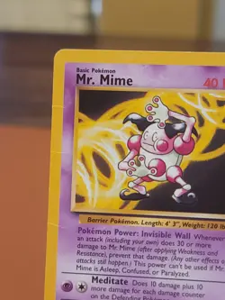 Mr. Mime - 22/64 - Pokemon Jungle Unlimited DMG CREASED - Image 2