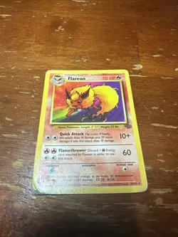 Flareon 19/64 Team Rocket MP Vintage Pokemon Card - Image 1