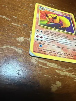 Flareon 19/64 Team Rocket MP Vintage Pokemon Card - Image 2