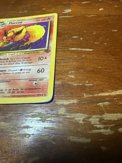 Flareon 19/64 Team Rocket MP Vintage Pokemon Card - Image 3