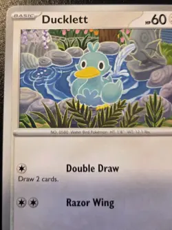 Ducklett 139/167 Common Scarlet & Violet: Twilight Masquerade Pokemon TCG - Image 2