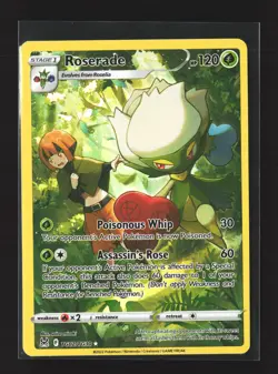 Pokemon SWSH11: Lost Origin Trainer Gallery #TG02/TG30 Ultra Rare,Holo Roserade - Image 1