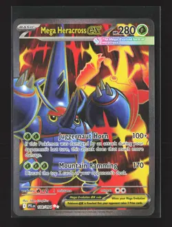 Pokemon ME02: Phantasmal Flames #108/094 Ultra Rare,Holo Mega Heracross ex - Image 1