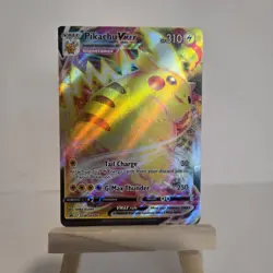 Pikachu VMAX SWSH286 Sword & Shield Ultra Rare Black Star Promo 2023 Pokemon LP - Image 2