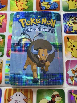 Pokemon 151 Vintage Pocket Monsters Vending HOLO Prism Sticker 2000 Nintendo - Image 4