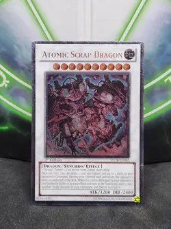 Yugioh Atomic Scrap Dragon STOR-EN043 Ultimate Rare 1st Edition NM - Image 1