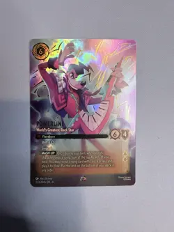 Disney Lorcana Powerline World's Greatest Rock Star Enchanted Cold Foil 233/204 - Image 2