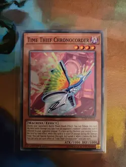 Time Thief Chronocorder - IGAS-EN018 - Common 1st Edition Yugioh (YC174) - Image 1