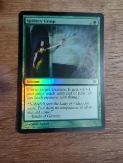 MTG 1x FOIL Spidery Grasp Innistrad Pauper Magic the Gathering Card x1 NM - Image 1