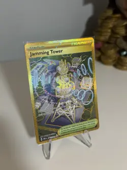 Pokemon TCG Trainer Jamming Tower Card 243/182 Destined Rivals - Image 1