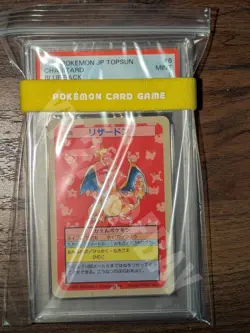 PSA 9 charizard topsun blue ver japanese pokemon card - Image 1