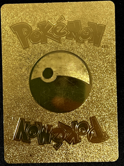 RAINBOW BLAZIKEN Pokemon Gold Foil Fan Art VMAX Display Card - Image 2