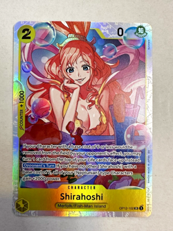 Shirahoshi OP12-102 SR Legacy of the Master ONE PIECE Card NM or better - Image 1