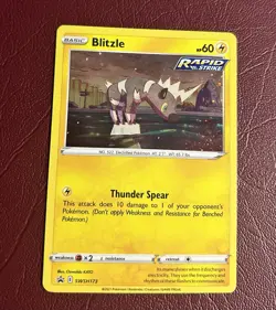 Pokemon Blitzle Holo Black Star Promo Card SWSH173 Sword & Shield - Image 1