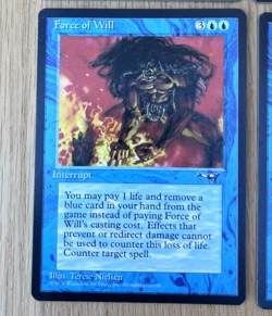 Magic The Gathering Force Of Will Alliances Card Lot 4x Blue Interrupt MTG - Image 4