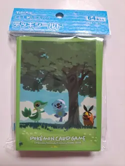 Snivy, Tepig & Oshawott Pokemon Card Sleeves New Sealed Authentic - Image 1