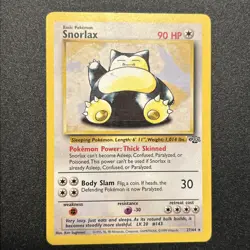 Snorlax 27/64 Jungle Unlimited Pokemon Card Regular Rare Lightly Played LP - Image 1