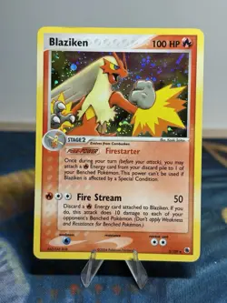 Blaziken 3/109 Ex Ruby and Sapphire Battle Stadium Holo Rare Pokemon Card LP - Image 1