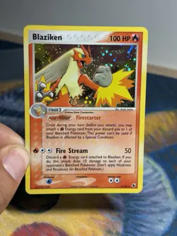 Blaziken 3/109 Ex Ruby and Sapphire Battle Stadium Holo Rare Pokemon Card LP - Image 3